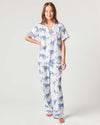 Cheetahs Pajama Pants Set Pajama Set Light Blue / XXS