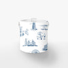 Chicago Toile Ice Bucket Ice Bucket Navy / Lucite