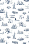 Chicago Toile Peel & Stick Wallpaper Peel & Stick Wallpaper