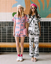 Cosmic Cheetah Pajama Shorts Set Pajama Set