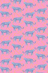 Cosmic Cheetah Peel & Stick Wallpaper Peel & Stick Wallpaper Pink / 24"x 48"