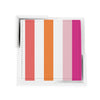 Cottage Stripes Coaster Set Coaster Set Pink