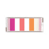 Cottage Stripes Lucite Tray Lucite Trays Pink / 11x4