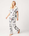 Picture of Dallas Toile Pajama Pants Set