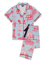 Dallas Toile Pajama Pants Set Pajama Set