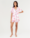 Dallas Toile Pajama Set Pajama Set Pink / XXS / Shorts