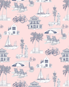 Picture of Florida Toile Traditional Wallpaper