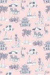 Florida Toile Traditional Wallpaper Wallpaper