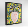 Flower Market Art Print Gallery Print Canvas / 11x14 / Black Frame