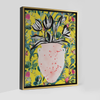 Flower Market Art Print Gallery Print Canvas / 11x14 / Gold Frame