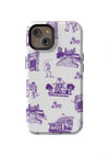 Fort Worth Toile iPhone Case Phone Case Purple / iPhone 14 / Tough