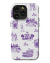Picture of Fort Worth Toile iPhone Case