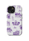 Fort Worth Toile iPhone Case Phone Case Purple / iPhone 15 / Tough