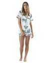 Fort Worth Toile Pajama Set Pajama Set Pine / XS / Shorts