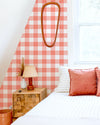 Picture of Gingham Traditional Wallpaper