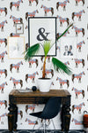 Horse & Tassel Traditional Wallpaper Wallpaper
