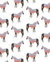 Picture of Horse & Tassel Traditional Wallpaper