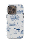 Houston Toile iPhone Case Phone Case Navy / iPhone 14 Pro Max / Tough