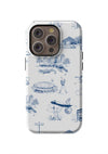 Houston Toile iPhone Case Phone Case Navy / iPhone 14 Pro / Tough