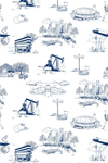 Houston Toile Peel & Stick Wallpaper Peel & Stick Wallpaper