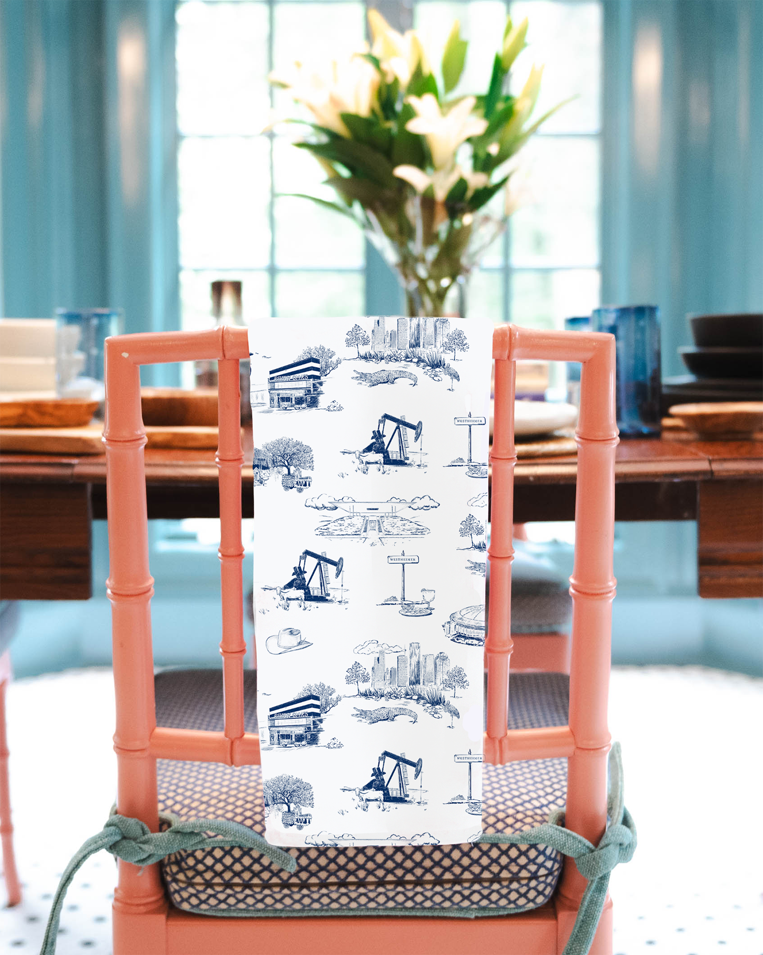 Atlanta Toile Tea Towel Set  Colorful Prints, Wallpaper, Pajamas, Home  Decor, & More