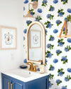 Picture of Hydrangea Traditional Wallpaper