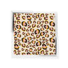 Leopard Print Coaster Set Coaster Set Tan