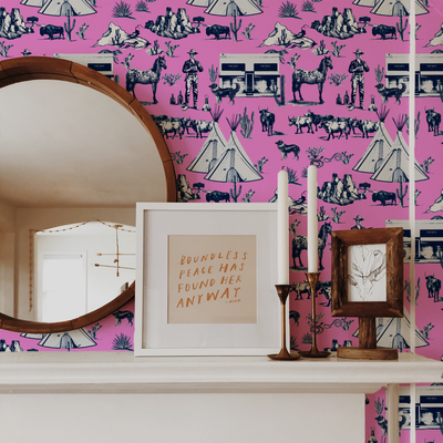 Peel & Stick Wallpaper Marfa Toile Peel & Stick Wallpaper dombezalergii