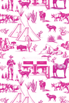 Marfa Toile Peel & Stick Wallpaper Peel & Stick Wallpaper