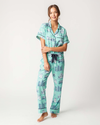 Nashville Toile Pajama Pants Set Pajama Set Mint Navy / XS