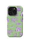 New Orleans Toile iPhone Case Phone Case Green Lavender / iPhone 15 Pro / Tough