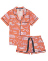 New York Toile Pajama Shorts Set Pajama Set