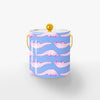 Pangolin Ice Bucket Ice Bucket Light Blue Pink / Gold