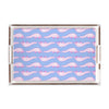 Pangolin Lucite Tray Lucite Trays Light Blue Pink / 11x17