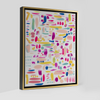 Remy Dabs Pink Art Print Gallery Print 11x14 / Canvas / Gold Frame