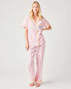 Retro Striped Pajama Pants Set Pajama Set
