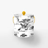 Safari Toile Ice Bucket Ice Bucket Black / Gold