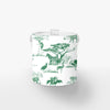 Safari Toile Ice Bucket Ice Bucket Hunter / Lucite