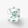 Safari Toile Ice Bucket Ice Bucket Hunter / Silver