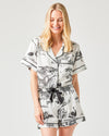 Safari Toile Pajama Set Pajama Set Black / XXS / Shorts