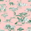 Safari Toile Robe Robe Peach Hunter / S/M