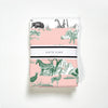 Safari Toile Tea Towel Set Tea Towel Peach Hunter Black