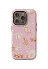 San Antonio Toile iPhone Case Phone Case Pink Orange / iPhone 14 Pro / Tough