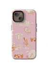 San Antonio Toile iPhone Case Phone Case Pink Orange / iPhone 14 / Tough