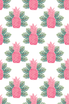 Spring Pineapples Traditional Wallpaper Wallpaper