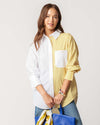 The Brooklyn Button Down Top Gold / XS/S
