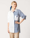 The Brooklyn Button Down Top Navy / XS/S