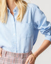 The Charlotte Button Down Top Blue / XXS