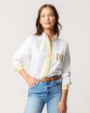 The Chelsea Button Down Top Gold / XS