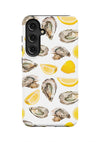 The World is Your Oyster Samsung Phone Case Phone Case Yellow / Galaxy S24 Plus / Tough